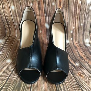 variedshoes cutout peep toe thin heeled heels